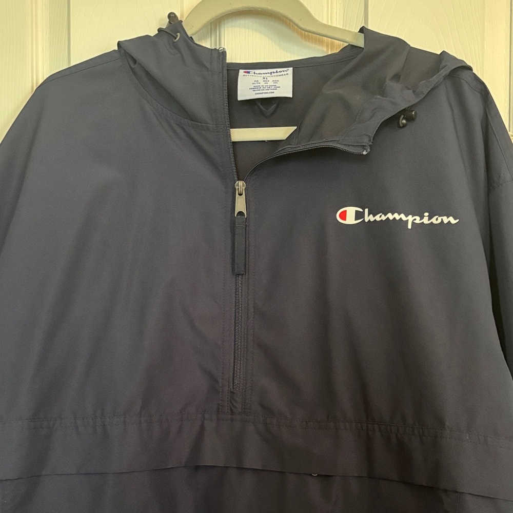 Champion Navy Hooded Jacket - Picture 2 of 3